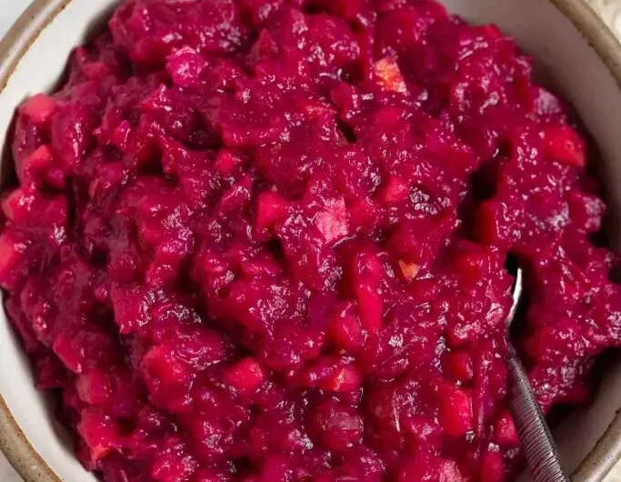 Salsa de arándanos casera (sin azúcar)