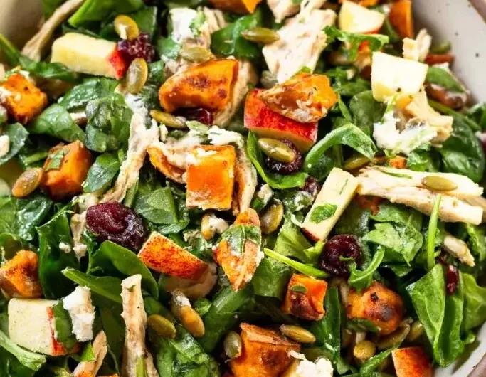 Ensalada picada de la cosecha de otoño
