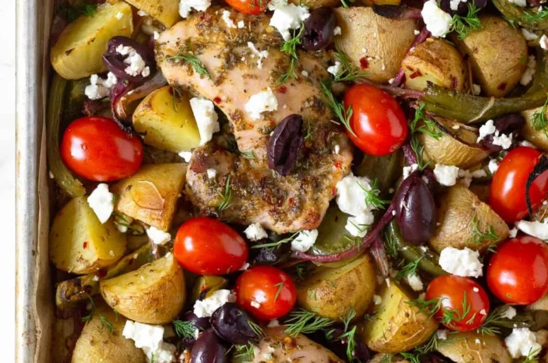 Receta de Pollo a la griega